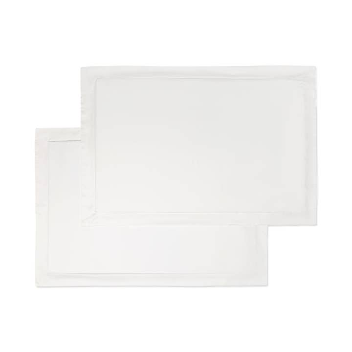 Sateen Sham Set in Cloud White for wholesale by BleuBully Bedding