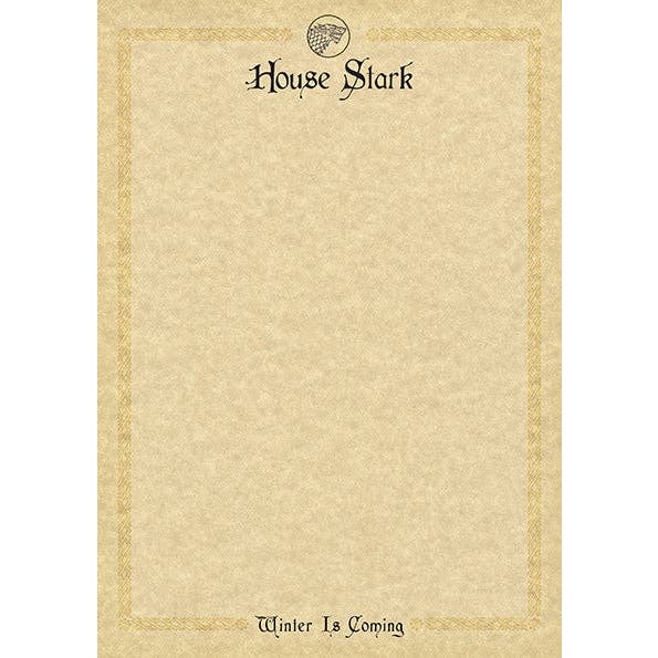 Insight Editions - #1 Pop Culture Publisher - Wholesale Stationery/Notecard Set - Game of Thrones: House Stark: Desktop Stationery Set/Pen3