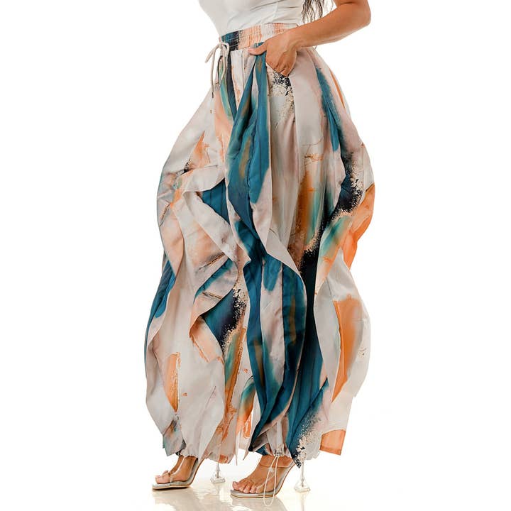 Black Pearl Clothing - Wholesale Pants - Women's - RUFFLED DREAMS PLUS JOGGERS5