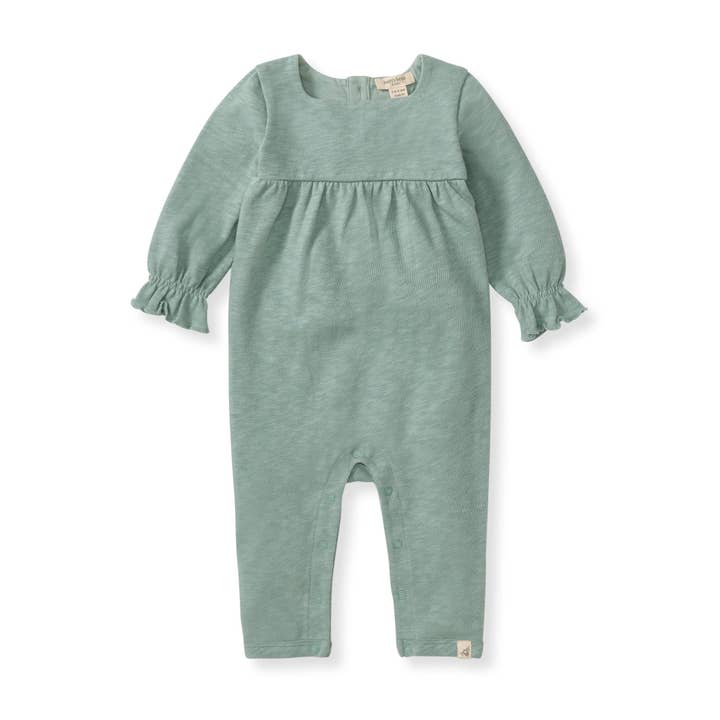 Chunky Slub Baby Girl Jumpsuit for wholesale by Burt's Bees Baby