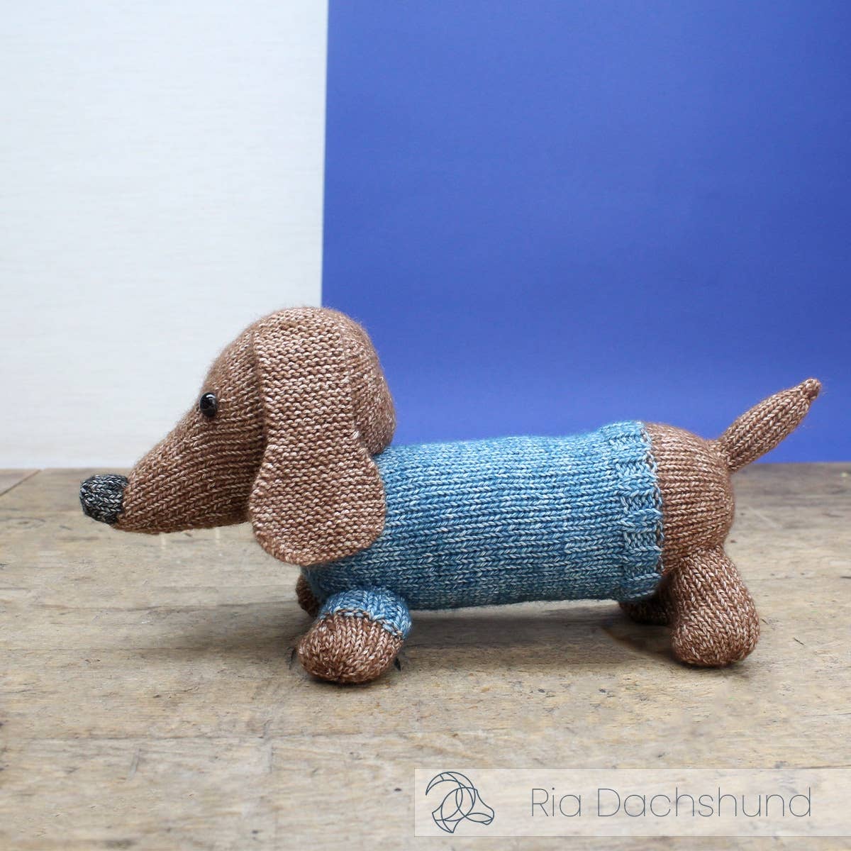 Hardicraft – wholesale Knitting/Crochet Supplies – DIY Knitting Kit - Ria Dachshund2