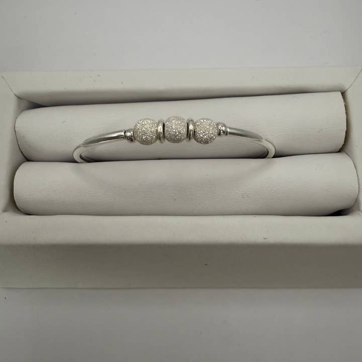 Amberlyn triple Sparkle Sterling beads for wholesale by Chappy Girls