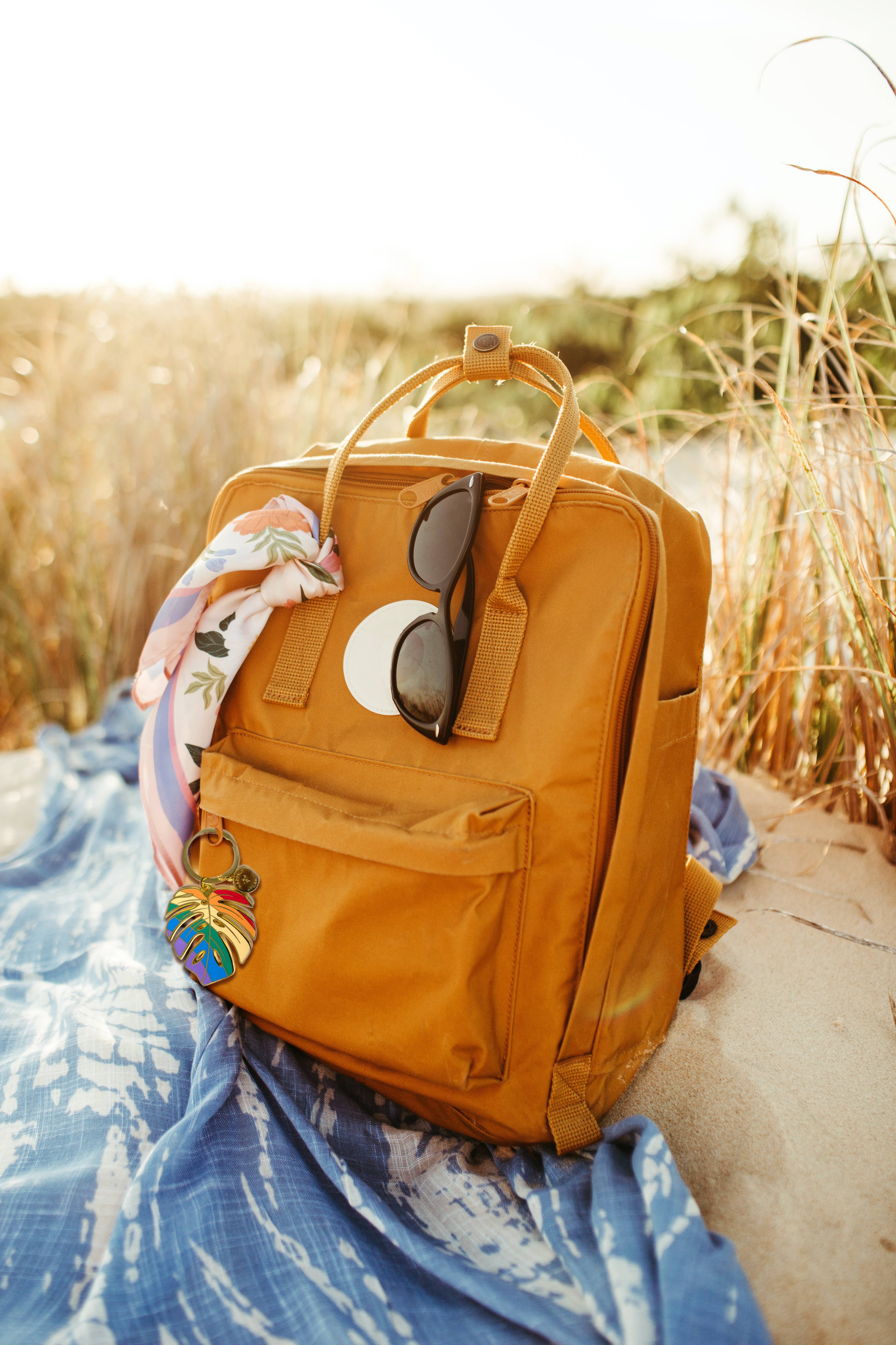 Happily Plants - Wholesale Keychain - Women's - Monstera Keychain & Bag Charm, Pride Rainbow Stocking Gifts3