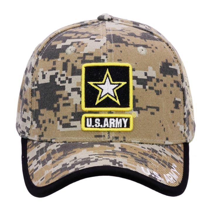 Cap Zone - Wholesale Baseball Cap - Unisex - U.s. Army Star Logo Licensed Baseball Cap