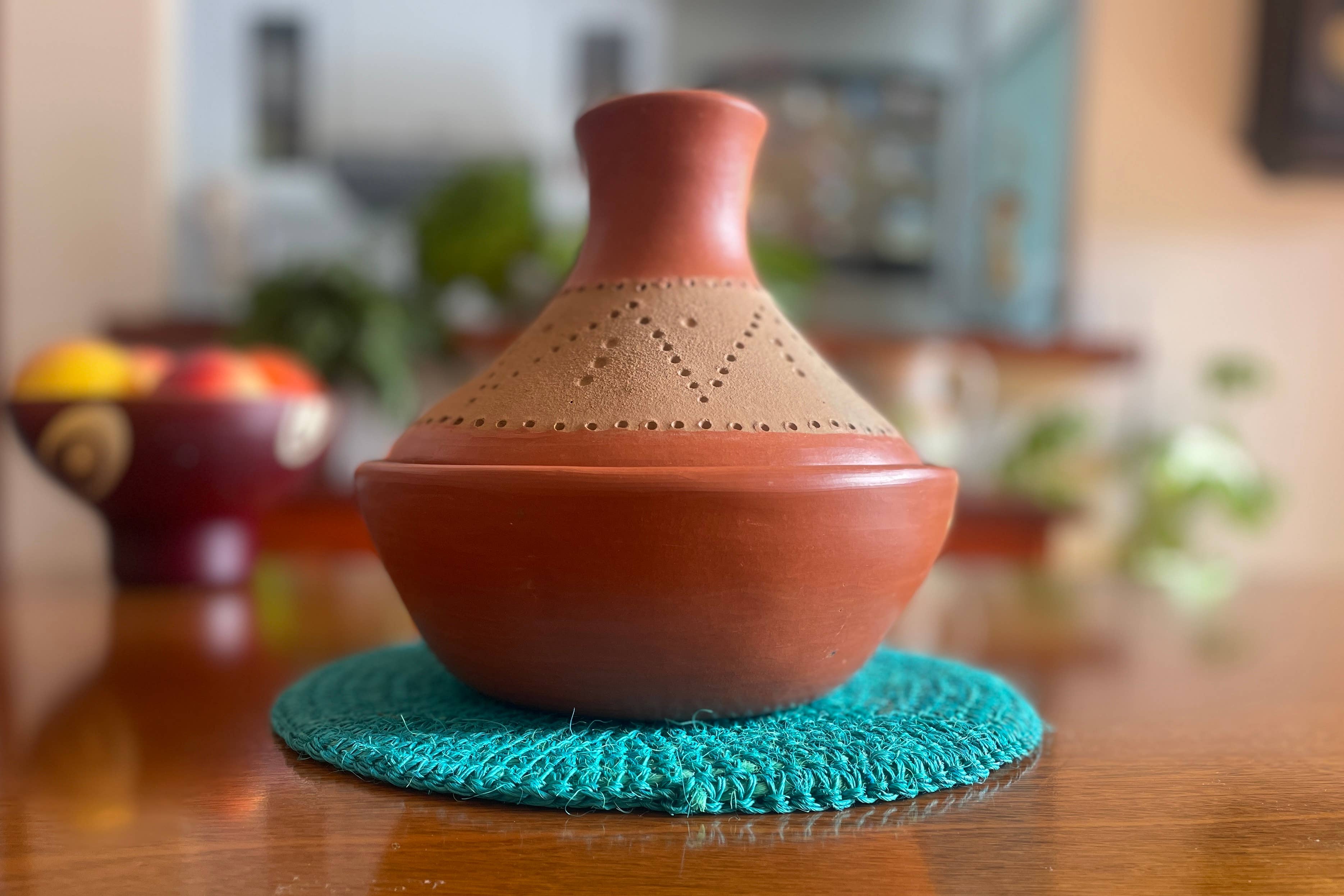 Authentic Origin Colombia - Wholesale Cooking Pot - La Chamba Cooking Tajine – Handmade Unglazed Clay Tagine3