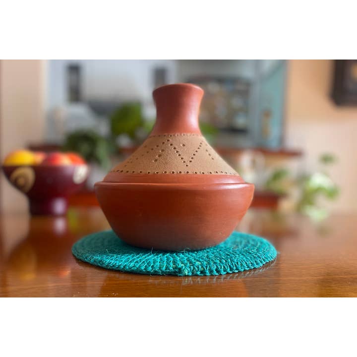 Authentic Origin Colombia - Wholesale Cooking Pot - La Chamba Cooking Tajine – Handmade Unglazed Clay Tagine3