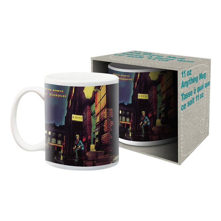 David Bowie - Ziggy Ceramic Mug for wholesale by William Valentine Collection