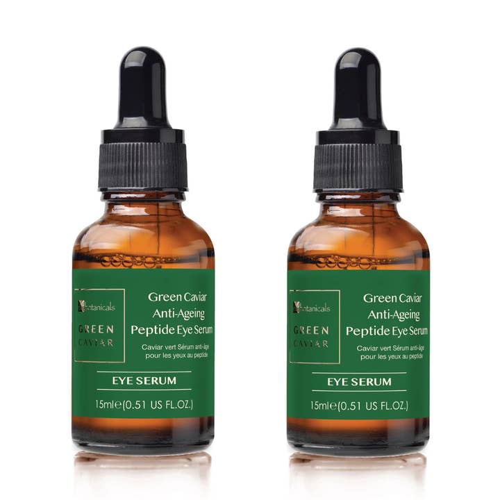 Dr Botanicals Green Caviar Anti-Ageing Peptide Eye Serum 15ml Twin Value Savings Pack for wholesale by skinChemists | Anti-Ageing Skincare