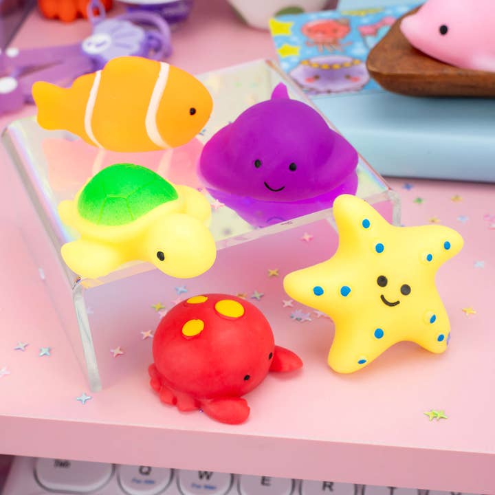 Kawaii Slime Company - Wholesale Squishy Toy - Kids & Baby - Marine Pals Mochi Squishy (100pcs/case)3