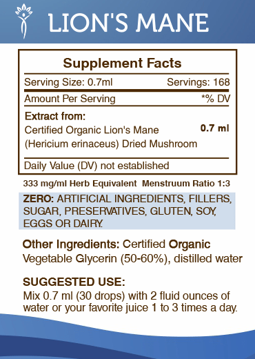 Secrets Of The Tribe - Wholesale Tincture - Lion's Mane Tincture3