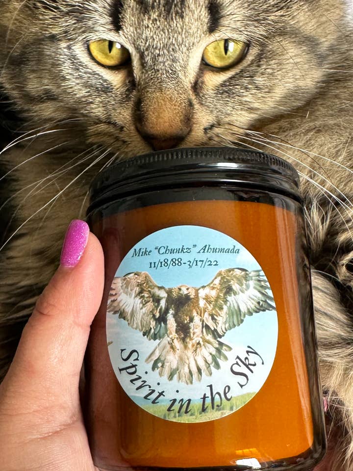 Memorial/ Birthday/Wedding Candles for wholesale by Cultivated Glow