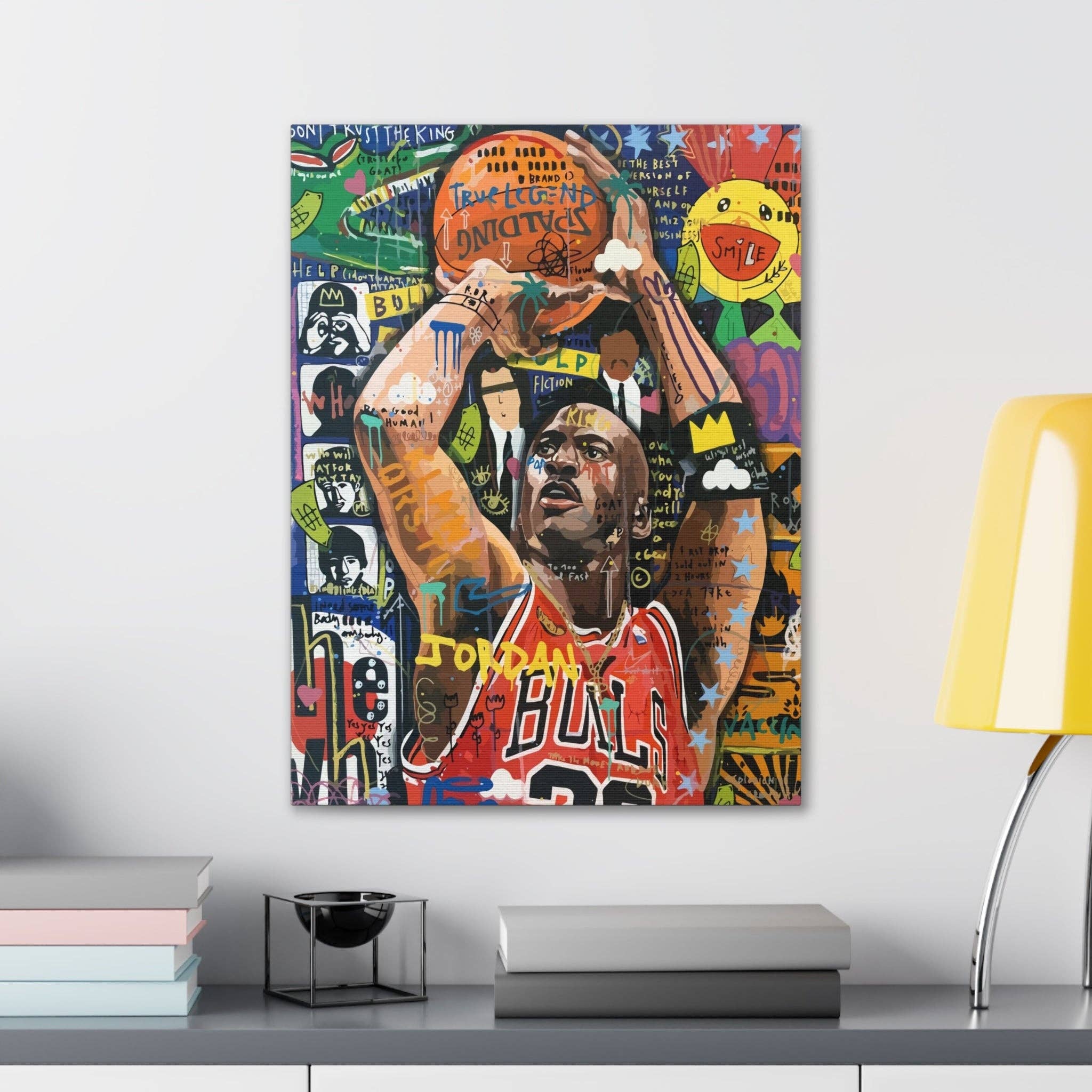 HYPED ART - Wholesale Art Print - Michael Jordan "Graffiti" Canvas3