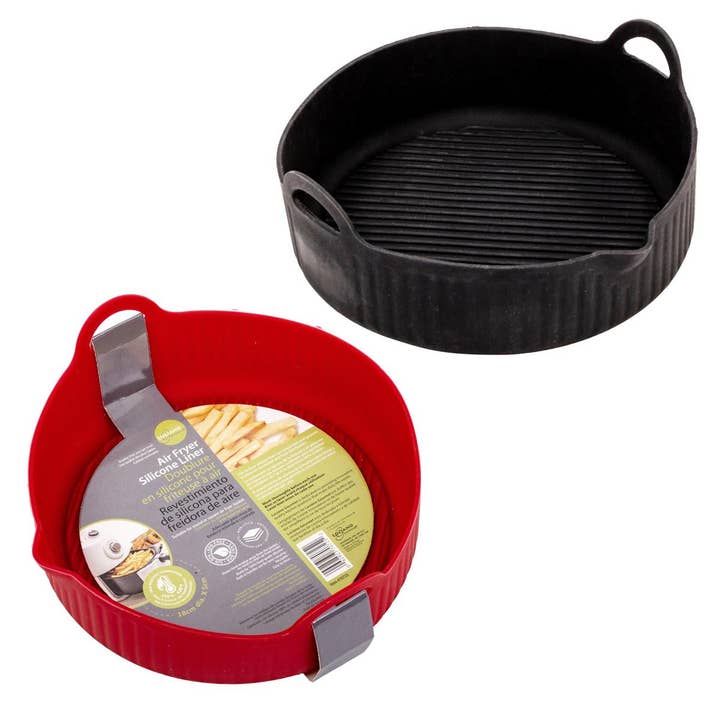 Doublure de friteuse à air en silicone Luciano Gourmet, 18,5 cm de diamètre x 5 cm de haut pour la vente par Luciano Gourmet