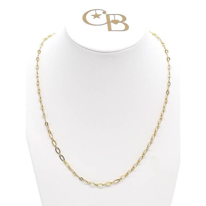 The Charm Bar Company - Wholesale Link & Chain Necklace - Gold Christie Necklace