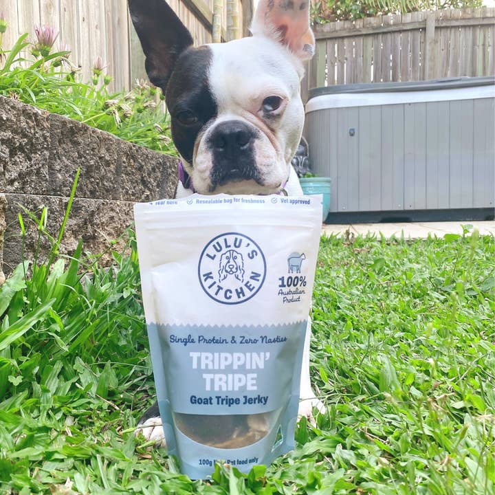 Rover Pet Products - Wholesale Pet Treats - Dog - Trippn’ Tripe - Goat Tripe5