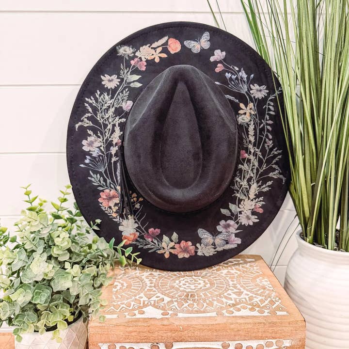 Willie & Dolly Designs - Wholesale Fedora – Women’s - Floral Print Hat2