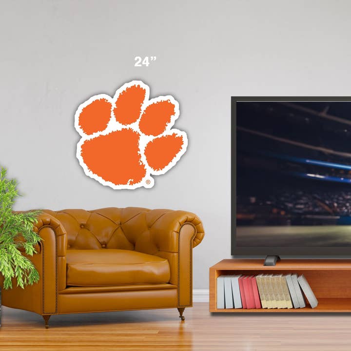 24" NCAA Clemson University Logo Cutout for wholesale by Fan Creations