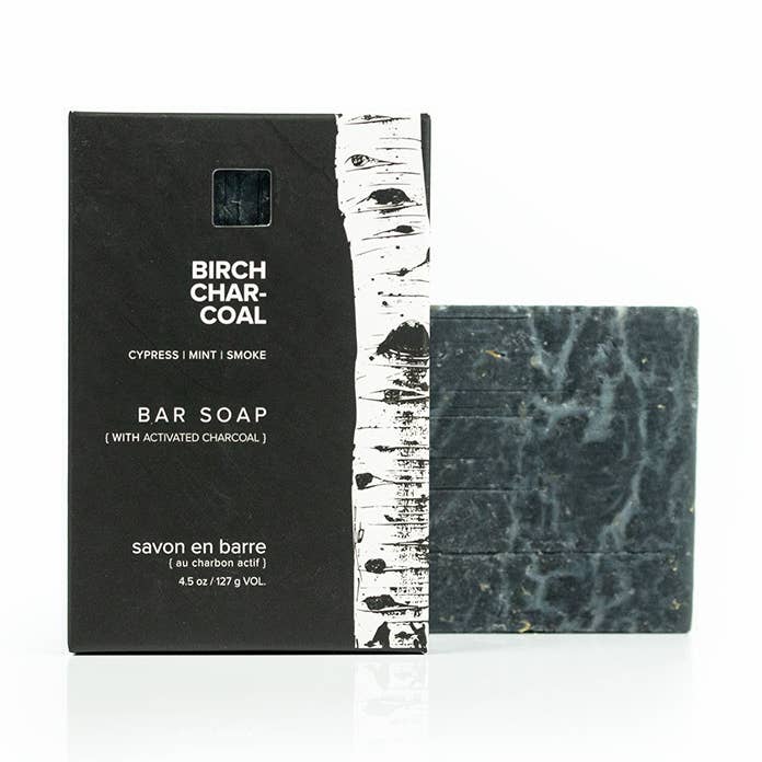 Jabón en barra de carbón de abedul para venta al por mayor de Broken Top Brands