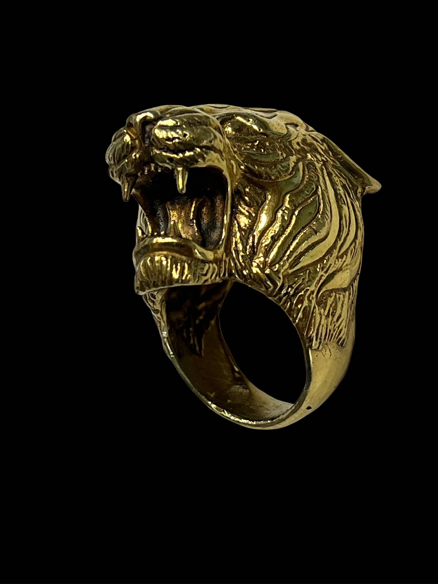 Hi Octane | SilverBotanica - Wholesale Cocktail/Statement Ring - Tiger Big Cat Hear Me Roar Ring10