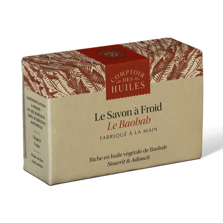 Cold Processed Soap Organic - 100% Baobab Oil for wholesale by COMPTOIR DES HUILES