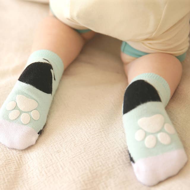 Sky Orca Zoo Baby Animal Socks for wholesale on Faire2