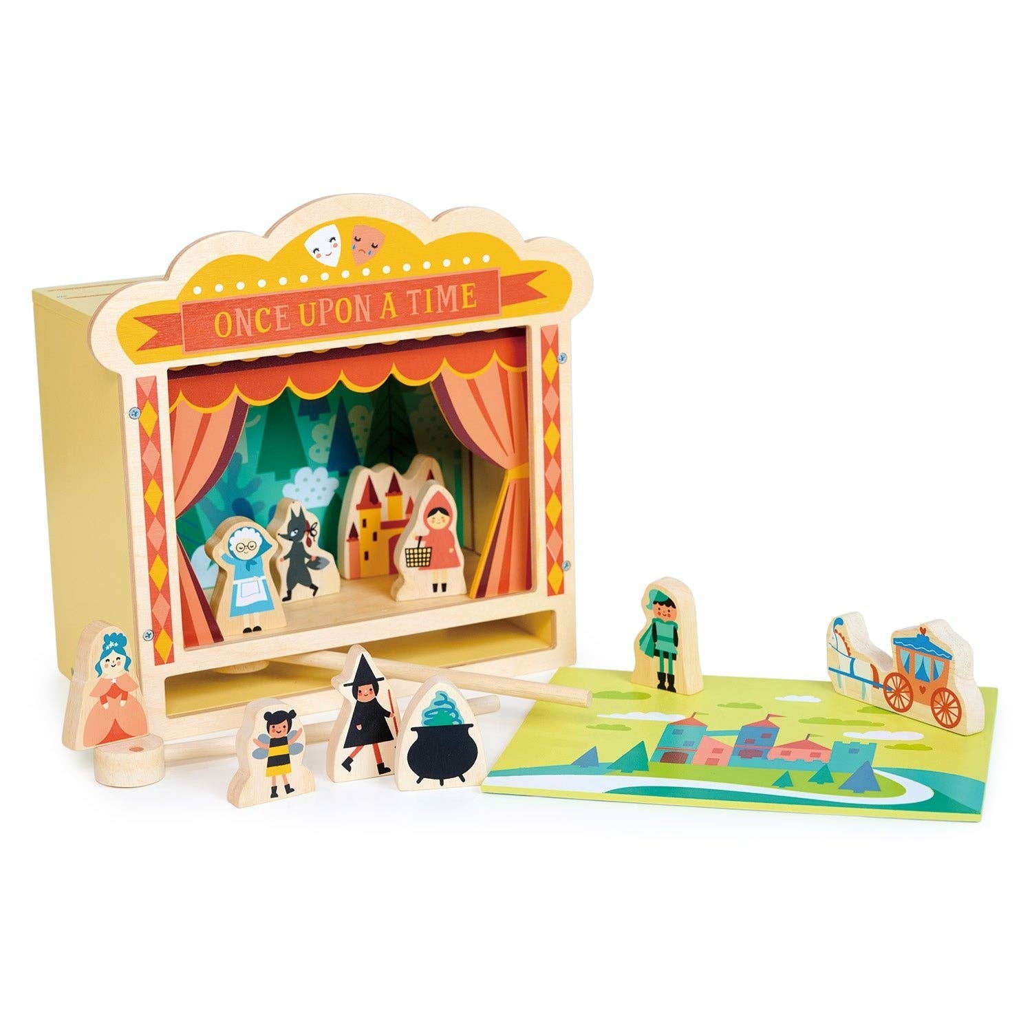 Mentari Toys - Wholesale Wood Toy - Kids - Wooden Tabletop Theatre3