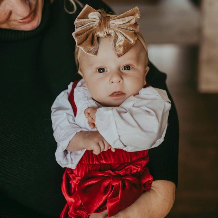 Baby Bow Set - Emerald för wholesale av Headbands of Hope | One Purchased One Donated