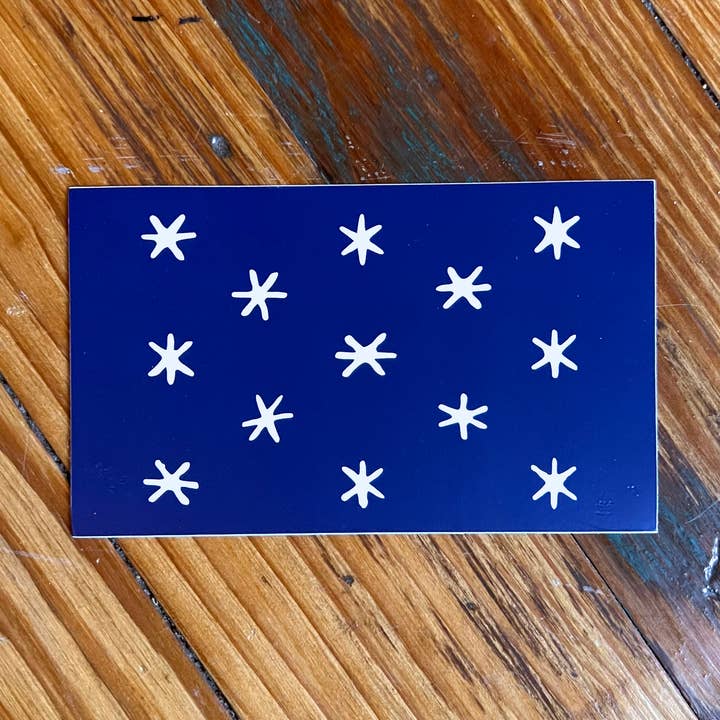 Liberty & Co. - Wholesale Sticker - George Washington Standard Flag Sticker0