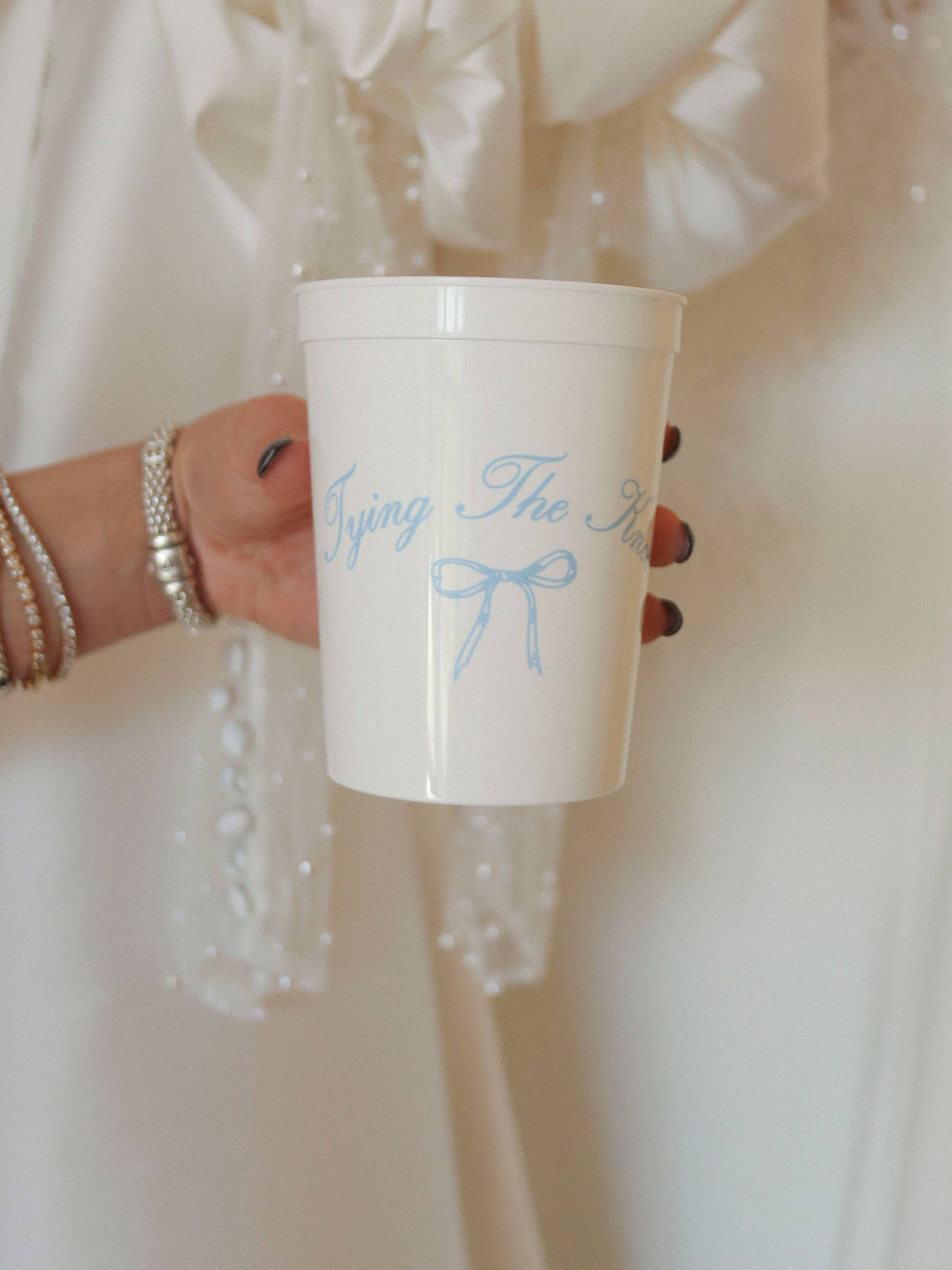 FRIDAY + SATURDAY - Wholesale Drinking Glass/Cup - Tying the Knot Cup
