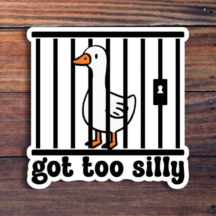 Got Too Silly Goose Sticker and other Purchase Wholesale goose decoys. Free Returns & Net 60 Terms on Faire trending on Faire.