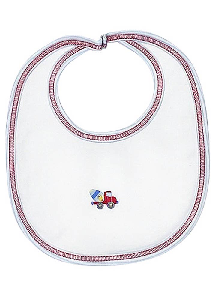 Tractor Boy Bib for wholesale by Baby Threads