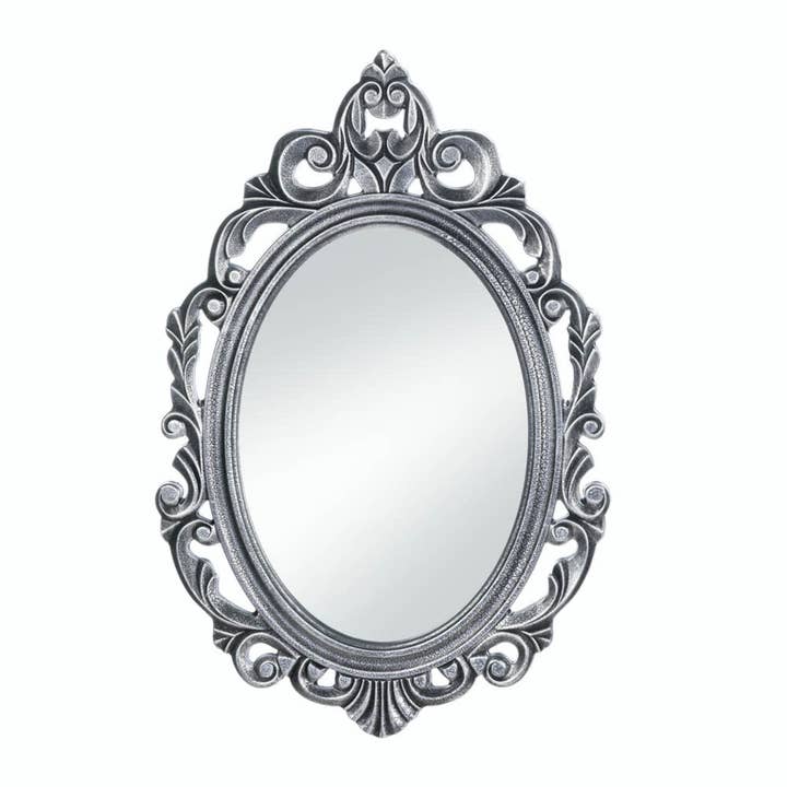 Silver Royal Crown Wall Mirror for wholesale by Zingz Home