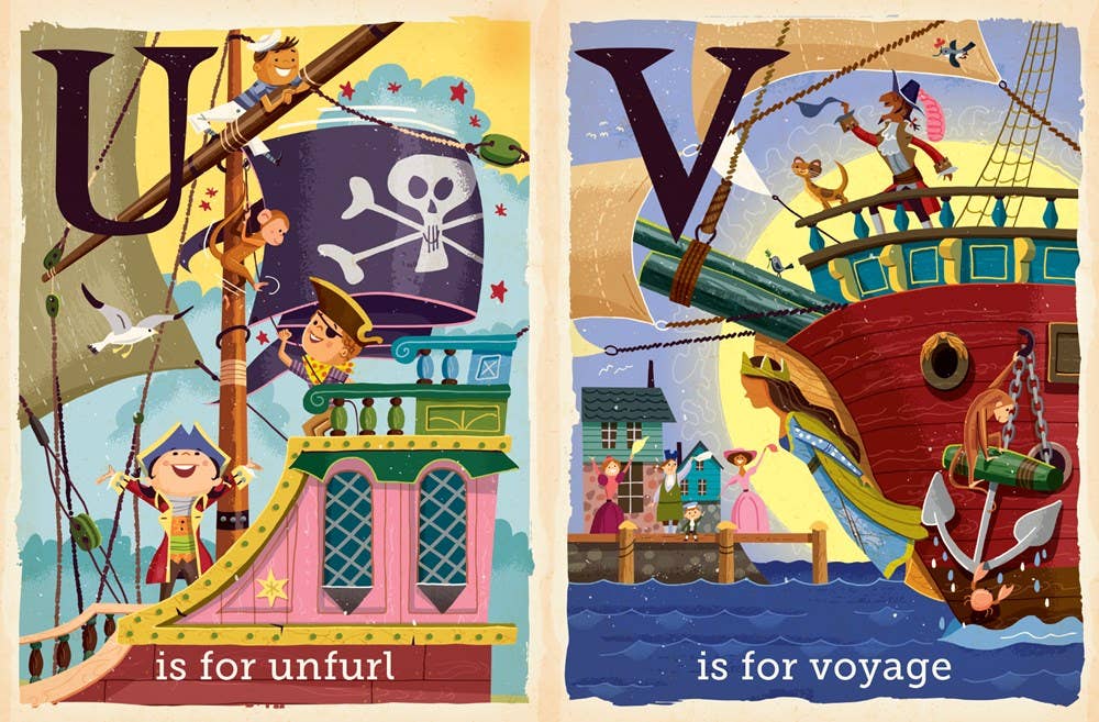 Gibbs Smith - Wholesale Baby & Toddler Book (0-2) - P is for Pirate3