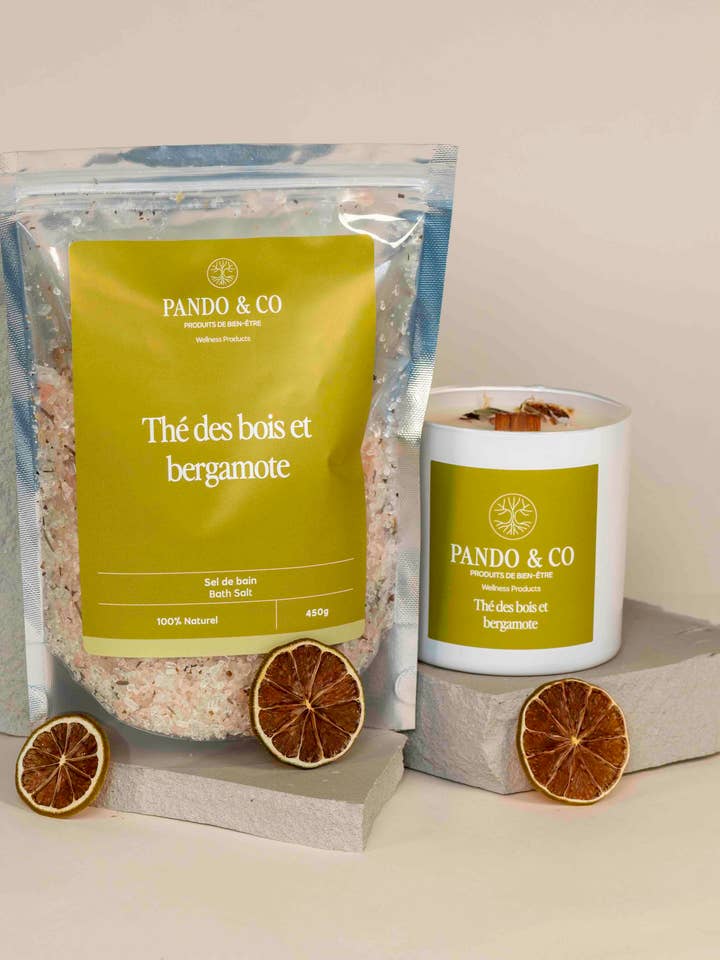Wild Tea and Bergamot Duo: Woody Freshness and Citrus for wholesale by Pando&Co