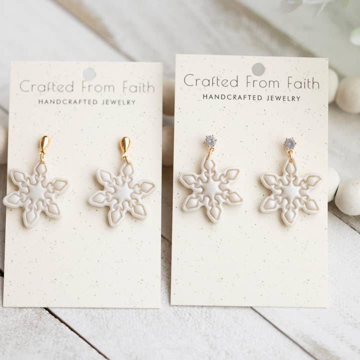 Snefnug Dangles for engroshandel hos Crafted From Faith, LLC