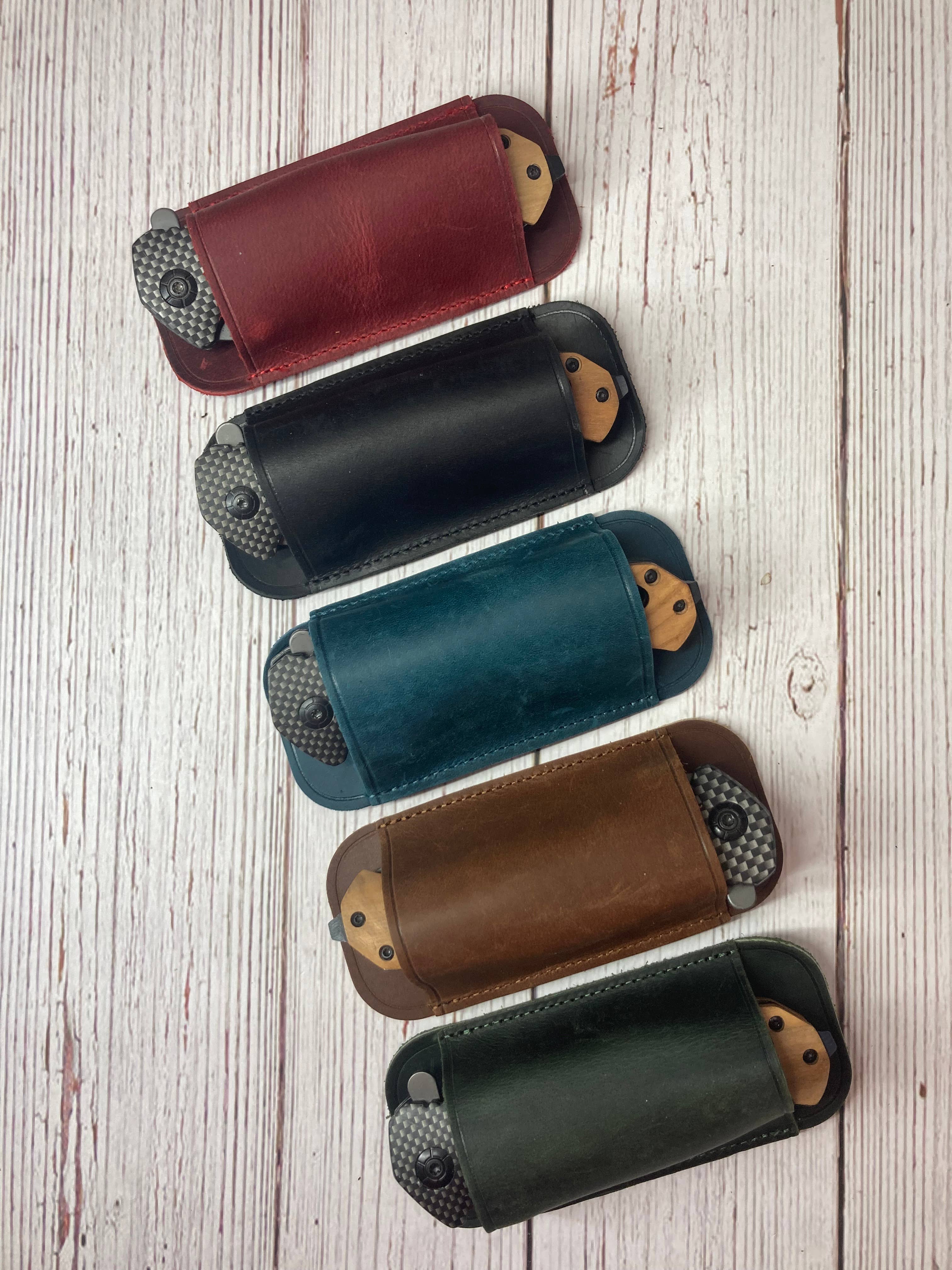 Quail Tail Laser Art - Wholesale Pocket Knife/Holder - Leather Sheath - New LOWER Price3