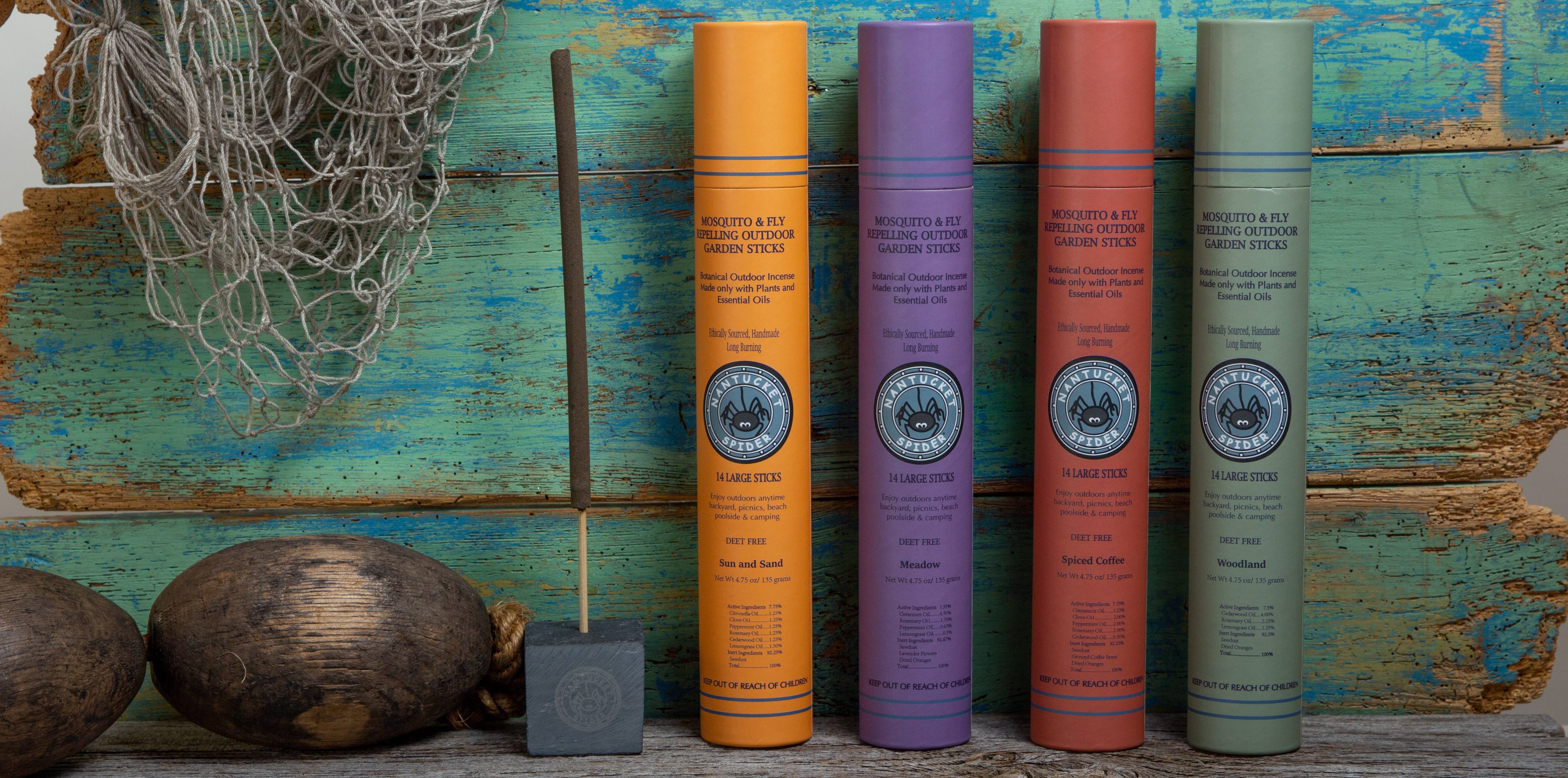 Nantucket Spider - Wholesale Incense - Mosquito & Fly Repelling Outdoor Garden Incense Sticks6