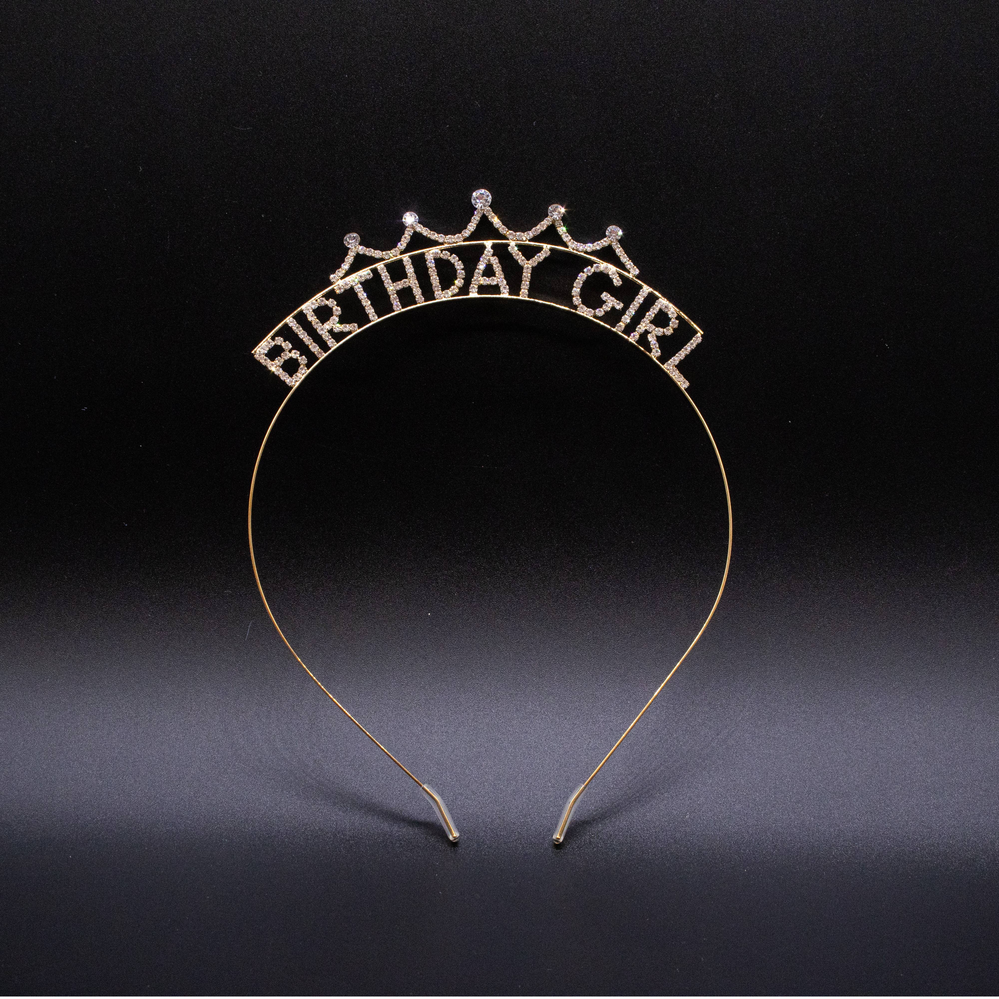 Frog Sac - Wholesale Tiara - Kids - Happy Birthday Headband - Sparkle Rhinestone Crowns Tiaras15