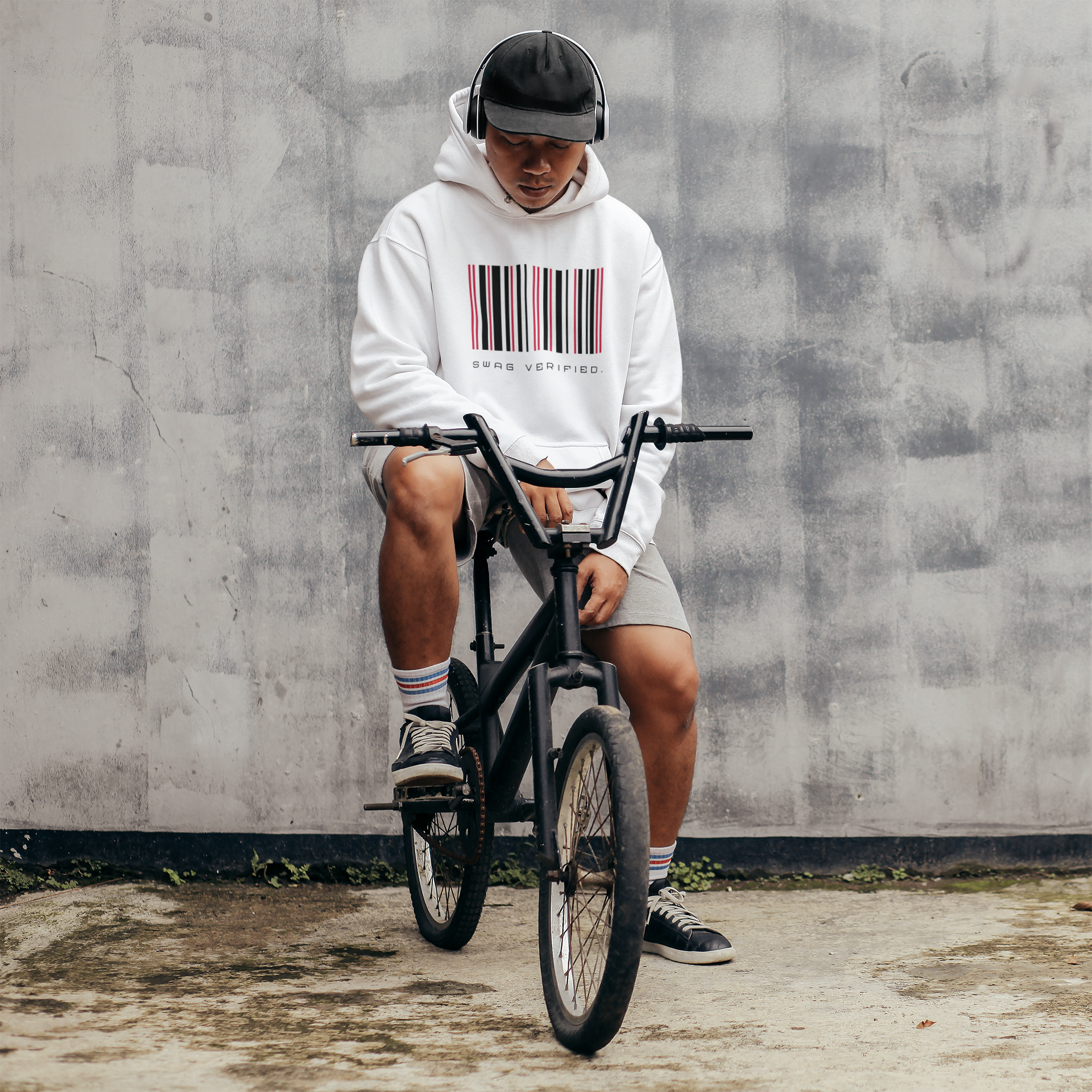 Ohhh So Swag - Wholesale Hoodie - Unisex - Swag Verified. Barcode Unisex Premium Pullover Hoodie | CA13