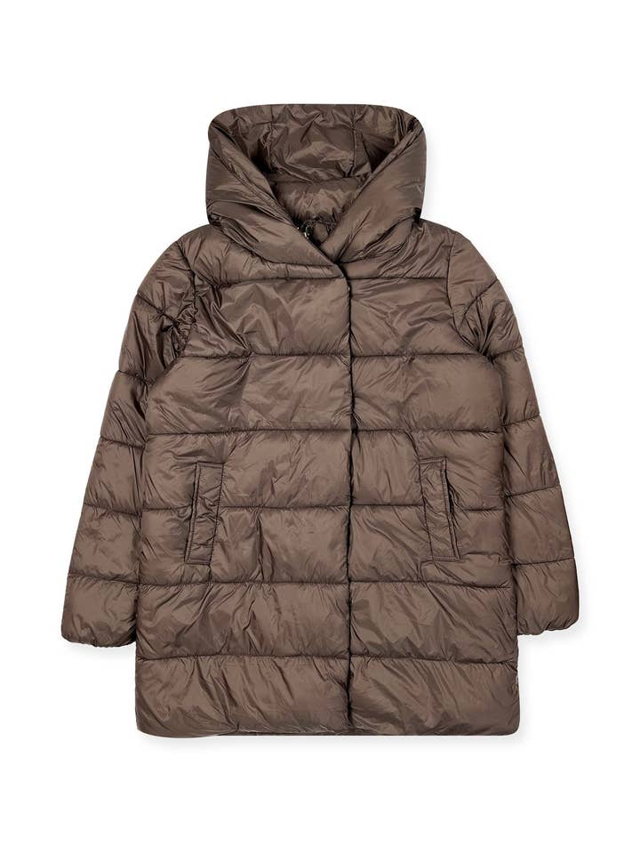 Chase USA International - Vendita all'ingrosso Piumino - Donna - Giacca Piumino con Cappuccio da Donna #01