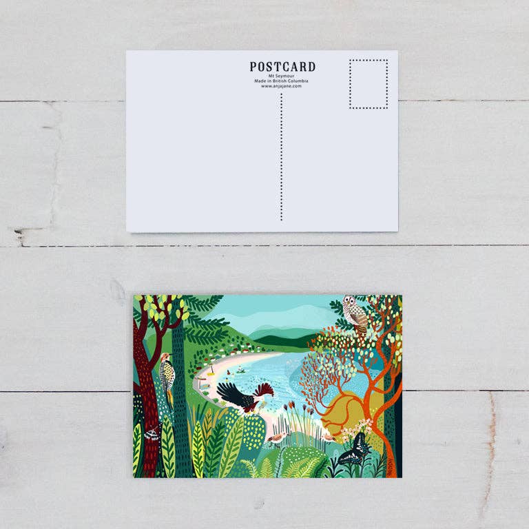 Anja Jane – Postal por atacado – Cartão postal Qualicum0