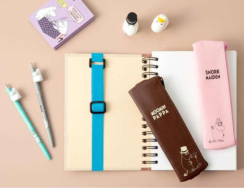 K-Wonderland - Wholesale Pencil Case/Pouch - Moomin Band Pencil Case – Slim & Portable Design7