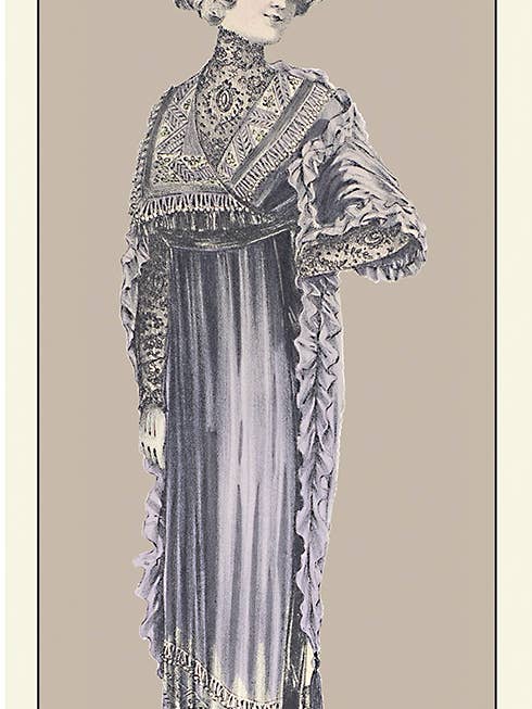 Salón Fashion - Reproduction printanière et antique, carte blanche pour la vente par Something To Write Home About