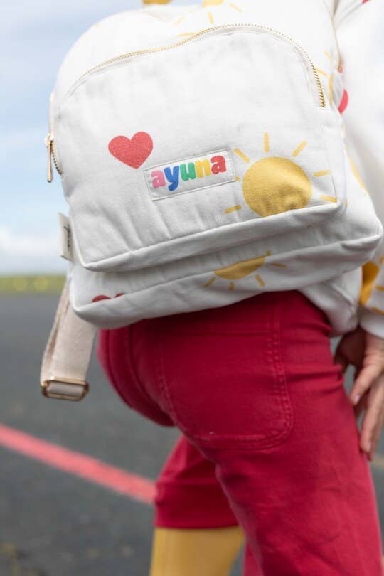 Ayuna - Vendita all'ingrosso Zaino - Bambini - Zaino Leggero per Bambini in Cotone - Sunny Heart2