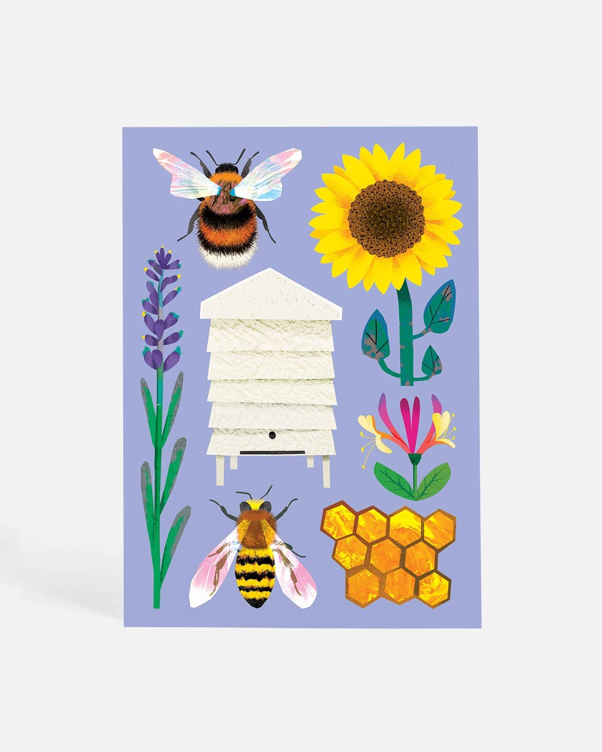 Sunny Beast – wholesale Postcard – Busy Bees | Postcard0