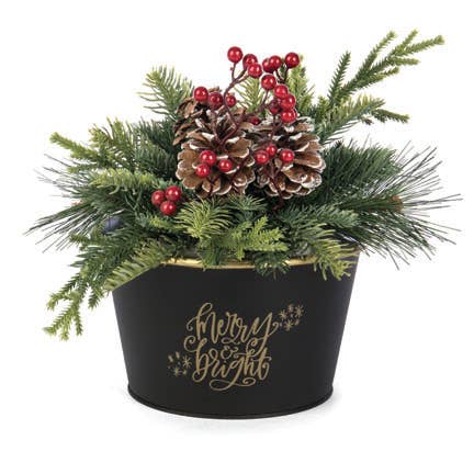 Willow Group - Wholesale Plant Pot - RD TIN PLANTER