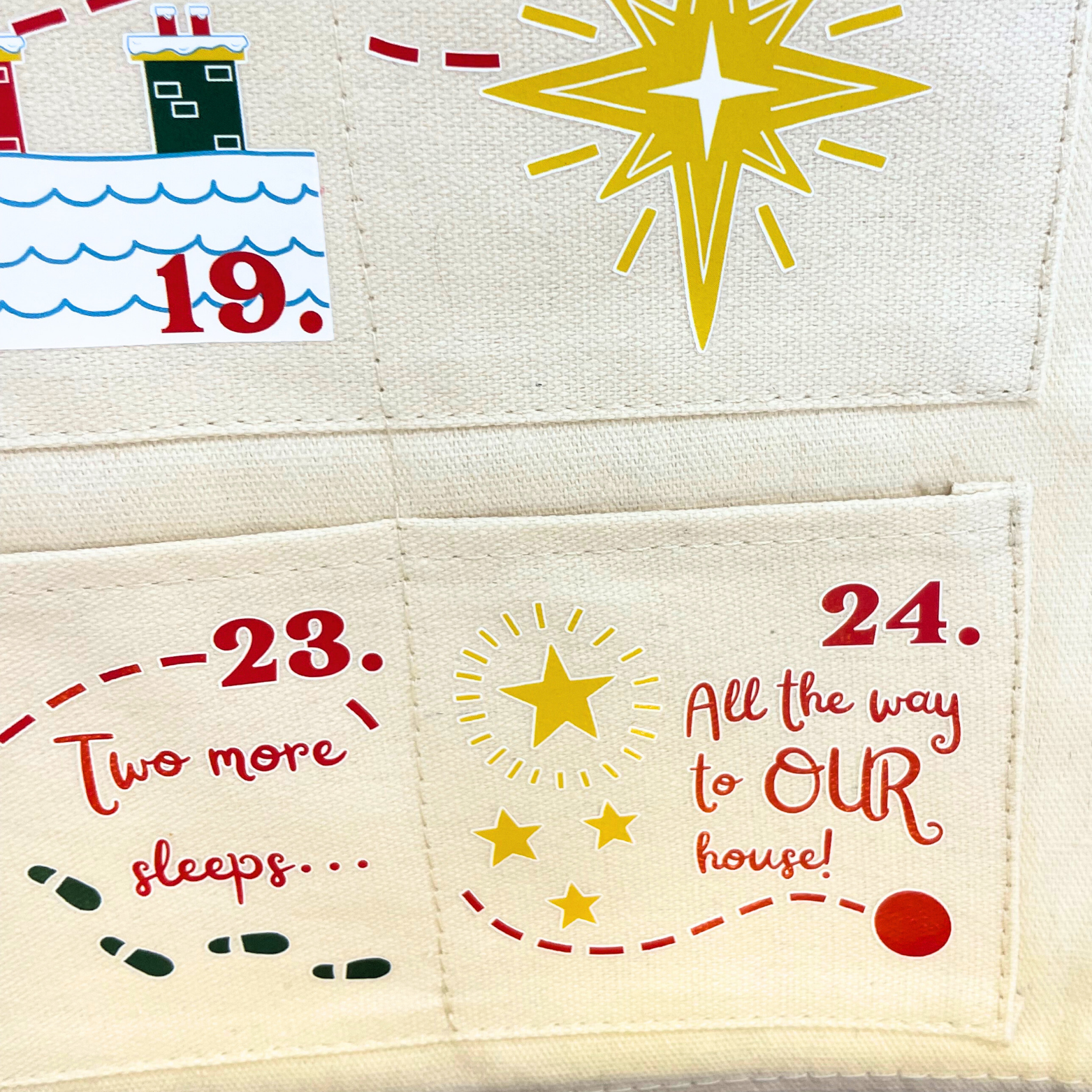 PersyBoo - Wholesale Advent Calendar - Personalised Fabric Christmas Advent Calendar - Santa Tracker1