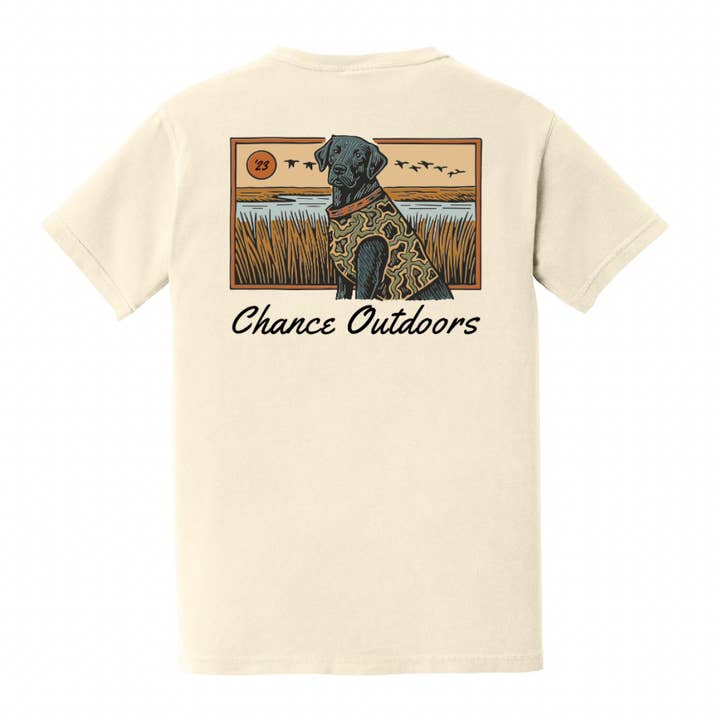 Sunset Lab Tee for wholesale by Chance Outdoors