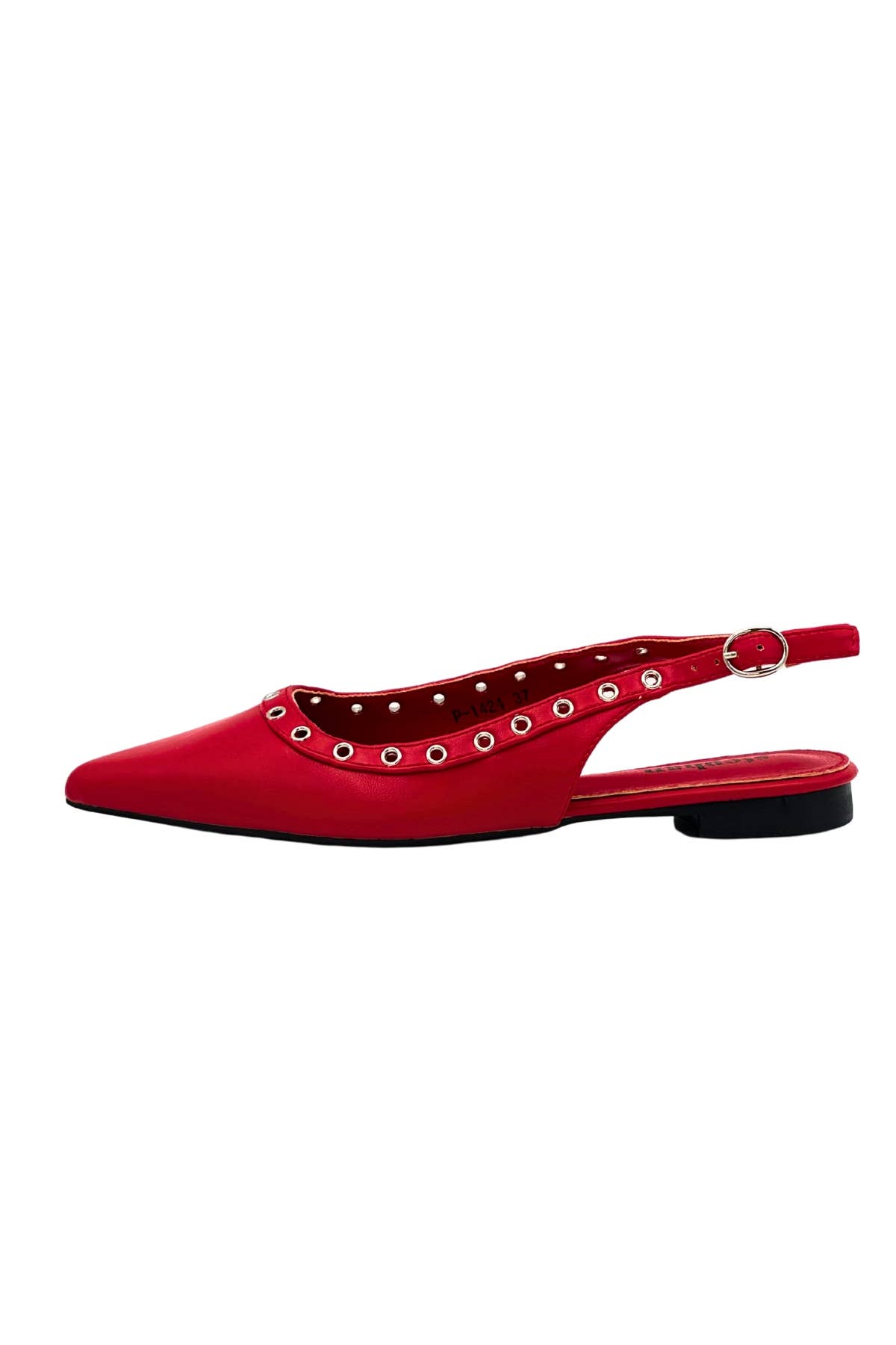 Stephan Paris – Engroshandel Sko med lave hæle – Kvinder – Slingback i kunstlæder med øjer P-14242