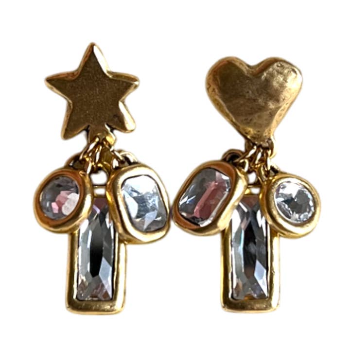 Stevie Star & Herz-Ohrringe für den Großhandel von sccollection